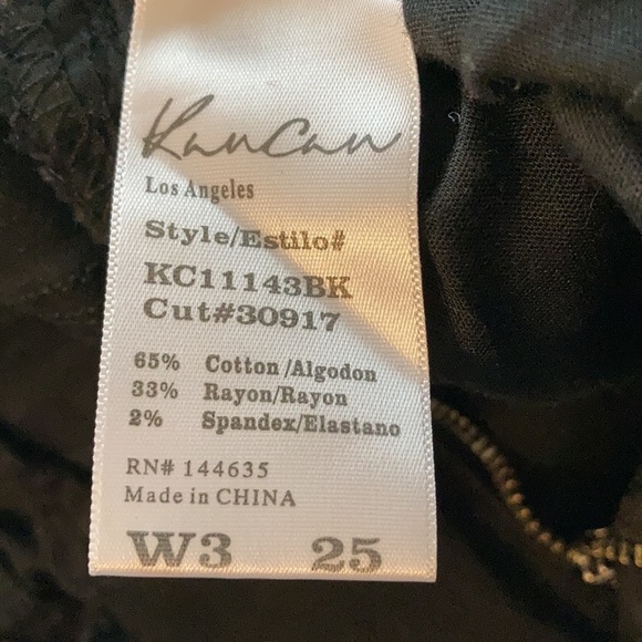 KanCan Distressed Black Denim Shorts - Picture 11 of 13